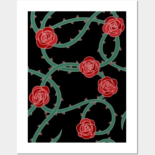 Thorns and Roses Posters and Art